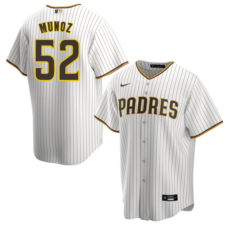 Nike Men #52 Andres Munoz San Diego Padres Baseball Jersey Sale-White